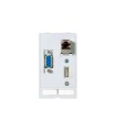 FR. MODUL 9 /St+RJ45+USB ( / ) gesch. MUR4000680001430000