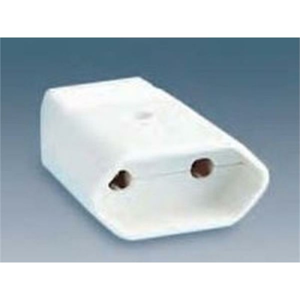 Base enchufe móvil con dispositivo de seguridad 2P 10A 250V blanco 00165-31