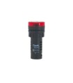 Zumbador sonoro luminoso 24V rojo