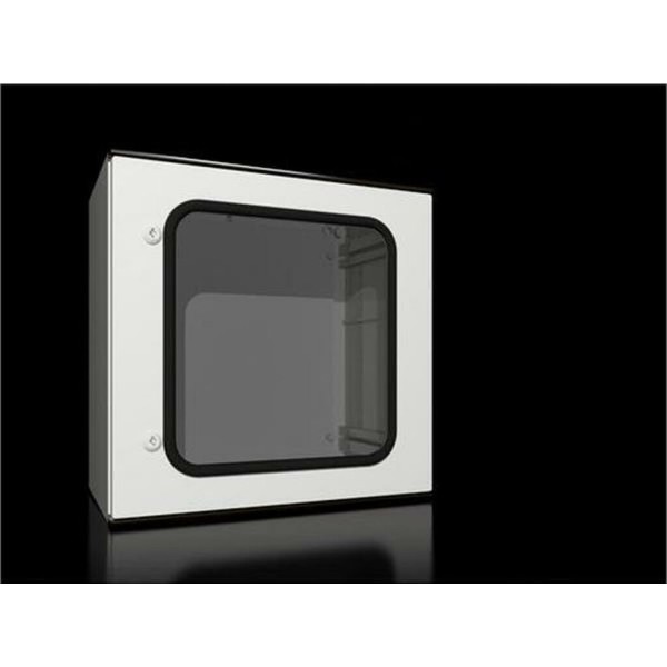 Armario poliÃ©ster placa de montaje KS 500x500x300mm con ventana RIT1454500