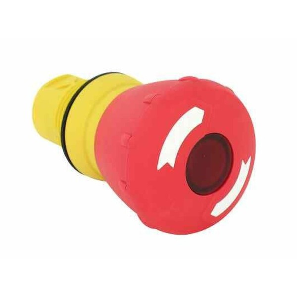 Pulsador emergencia luminoso diámetro 60mm plástico rojo rotativo