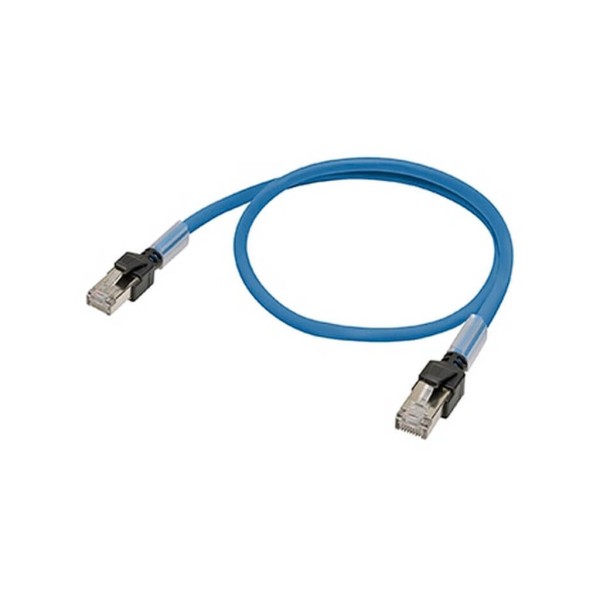 Cable Ethernet F/UTP Cat. 6, Recubrimiento LSZH, Azul, 1,5m