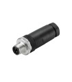 Conector redondo SAI-S-5/7 (M12-5Polos-Macho-Recto)