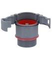 Racor PA gris IP68 para tubo DN36/42 rosca M40