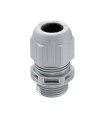 Prensaestopas poliamida IP68 9-17mm rosca M25 gris