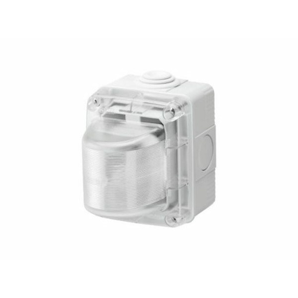 Conmutador 1P 250V AC de 16AX 1 módulo en blanco