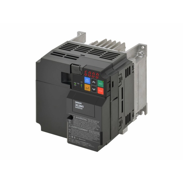 M1 AC Drive, 4.0/5.5 kW (HD/ND), 9.2/11.1 A (HD/ND), 400 VAC, 3~ input, sensorless vector, max. output freq. 590 Hz