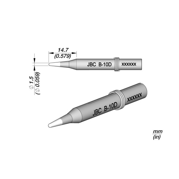 Punta soldar D-B-10D 20W