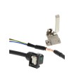 1S servo, cable de potencia, 20m, 230V: 100-750W