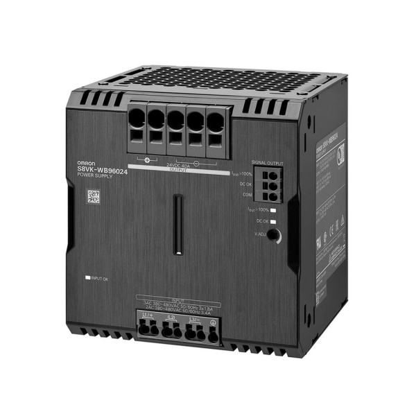 3-phase power supply, 400 VAC, 960 W, 24 VDC, 40 A, DIN rail mounting