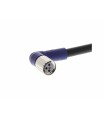 M8 PVC con cable Acodado 3 hilos 5m Lite