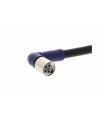 M8 PVC con cable Acodado 4 hilos 5m Lite