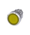 PULSADOR ILUMINADO, 22MM, REDONDO, METAL, BRILLANTE, AMARILLO, BOTON, RASANTE, MOMENTANEO 3SU10510AB300AA0