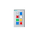 SIMATIC HMI Panel de pulsadores KP8 PN para Profinet 8 Teclas de Carrera Corta con Leds multicolores, 8 polos ed/sd configurable