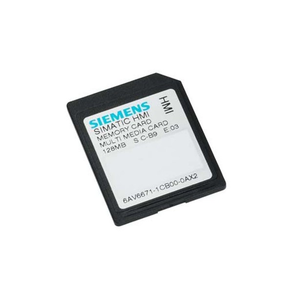 SIMATIC HMI Mmc Card 128 Mb para OP77B, OP/TP 177B, OP/TP277, C7-635, MP277, MP377, Mobile Panel 177/277 6AV66711CB000AX2