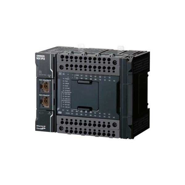 NX1P Machine Controller, 14/10 E/S Transistor (PNP), 4 ejes PTP