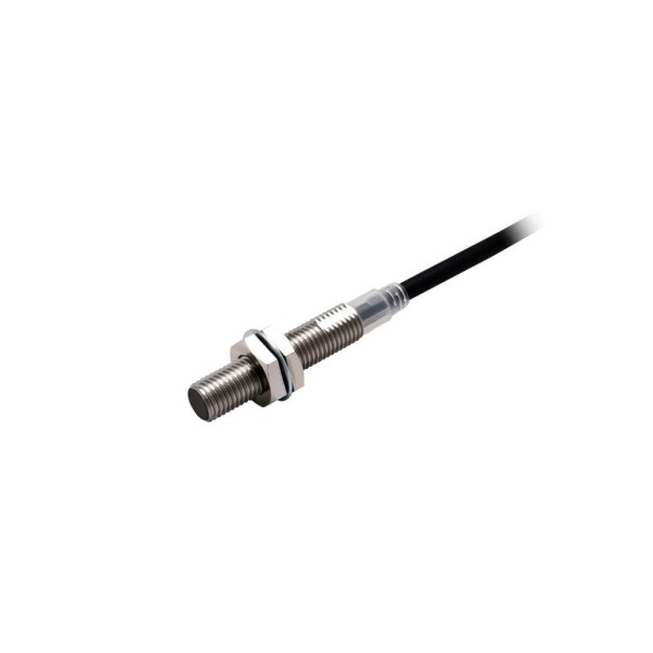 Proximity sensor, inductive, long SUS body M8, shielded, 2 mm, DC, 3-wire, PNP NO, IO-Link COM3, 2 m cable