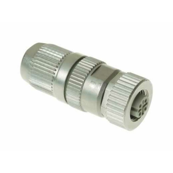 (MOQ:1) (UE:1) Circular Connector w. Harax M12 L4 F