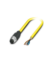 Cable SAC-4P-MS/2,0-542 SH SCO BK para sensores/ actuadores