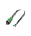 Cable SAC-5P 5,0-PVC/M12FS de sensores/ actuadores