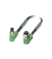 Cable SAC-3P-M 8MR/3,0-PUR/M12FR para sensores/ actuadores