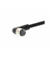 M8 PUR con cable Acodado 3 hilos 2m