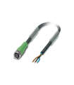 Cable SAC-3P-1,5-PUR/M 8FS para sensores/ actuadores 