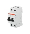 Interruptor magnetotérmico S202M-K 4A bipolar con 2 módulos