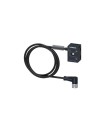 AS-Interface derivación M12 U_ASI y Uaux, cable de 1 m con conector hembra aéreo M12 acodado IP67/68/69K, máximo 4 A