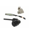 1S servo, cable de potencia, 10m, sin freno, 400V: 2kW(1000rpm) & 3kW R88A-CA1E010SF-E