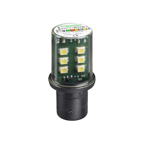 Lámpara LED 24V BA15D blanco DL1BDB1