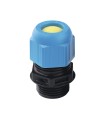 Prensaestopas poliamida ATEX IP68 rango 4,5-9mm rosca corta M16 seguridad intrínseca azul 10103372