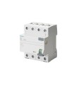 INTERRUPTOR DIFERENCIAL TIPO A 40A 3+N POL. 300MA 400V 4MOD. RETARDO BREVE 5SV36446KK01