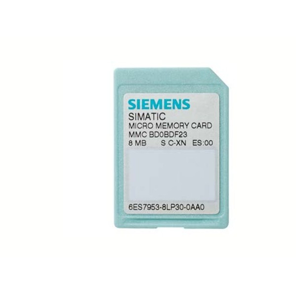 SIMATIC S7, Micro Memory Card para S7-300/C7/ET 200, 3,3 V NFLASH, 2 MBYTES 6ES79538LL310AA0