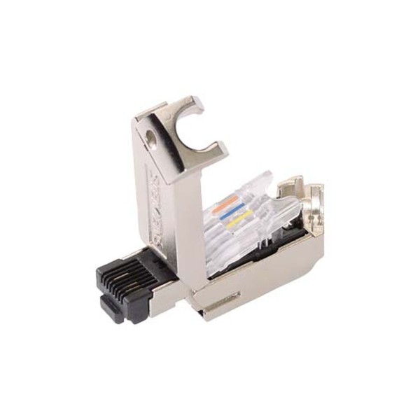 SIMATIC NET, IE FC RJ45 PLUG 145, 1 conector RJ45 con carcasa metálica robusta y tecnología de conexión Fast Connect, con salida