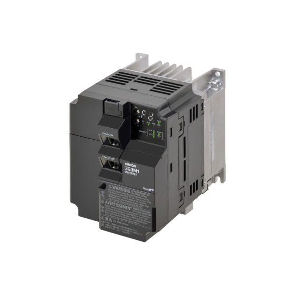 M1 AC Drive, 0.4/0.75 kW (HD/ND), 1.8/2.1 A (HD/ND), 400 VAC, 3~ input, OLV/CLV control, EtherCAT, STO (FSoE + wired), max. outp