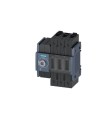 INTERRUPTOR-SECCIONADOR 32A, TAMANO 1, 3 POLOS ACCTO. FRONTAL A IZDA. UNIDAD BASE SIN MANETA BORNES DE MARCO 3KD22302ME100