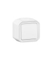 Conmutador Plexo monobloc de superficie, 10AX, blanco 069751L