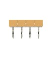 Puente de conexión para G2RV-SR/G3RV-SR Paso 6.2mm 4 Polos Amarillo PYDN-6.2-040Y