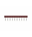 Puente de conexión para G2RV-SR/G3RV-SR Paso 6.2mm 10 Polos Rojo PYDN-6.2-100R