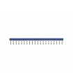 Puente de conexión para P2RF-PU/PYF-PU Paso 7.75mm 20 Polos Azul PYDN-7.75-200S