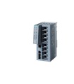 SCALANCE X, SCALANCE XC208G, Layer 2 IE Switch gestionable: 8 puerto RJ45 10/100/1000, 1 puerto de consola: LED de diagnóstico: