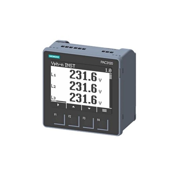 SENTRON PAC3120: LCD: 96X96MM POWER MONITORING DEVICE APARATO MODULAR CON PANEL PARA MEDICION DE MAGNITUDES ELECTR. ALIMENTACIÓN