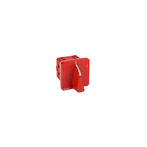 Interruptor seccionador de levas 3P 40A Tamaño D1, 64x64mm color rojo IP20 A-5524100