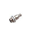 Sensor de proximidad, inductivo, níquel-latón, cuerpo corto, M18, apantallado, 8 mm, cc, 3 hilos, PNP NA, IO-Link COM3, conector