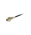 Sensor de proximidad, inductivo, níquel-latón, cuerpo corto, M12, apantallado, 9 mm, cc, 3 hilos, PNP NA, IO-Link COM3, precable