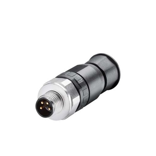 SIMATIC ET 200, 1 conector de alimentación M8, inserto macho, 4 polos