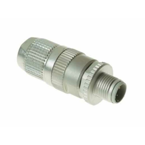 (MOQ:1)(UE:1) Circular Connector w. Harax M12 L4 M