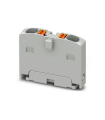 Bloque para distribución PTFIX 2X1,5 GY 450V 17,5A conexión push-in gris