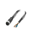 Cable SAC-4P-10,0-PUR/M12FS SH para sensores/ actuadores